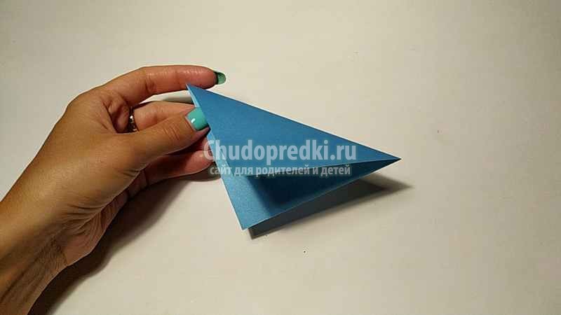 Простая собачка оригами