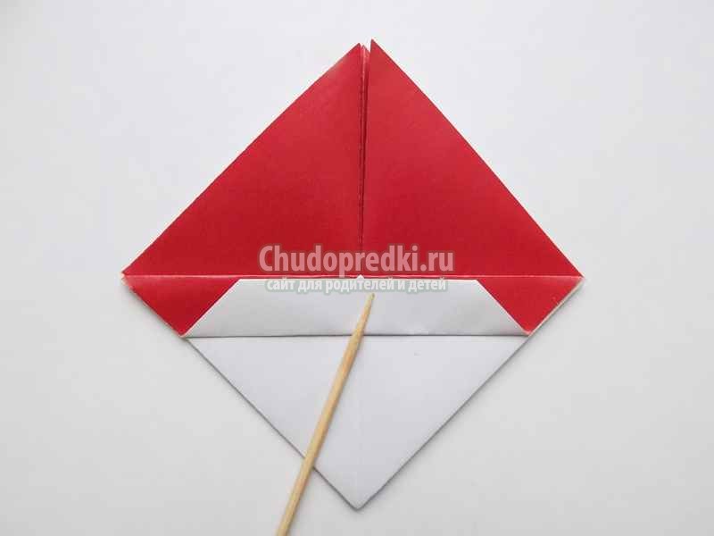 Как сделать Деда Мороза из бумаги