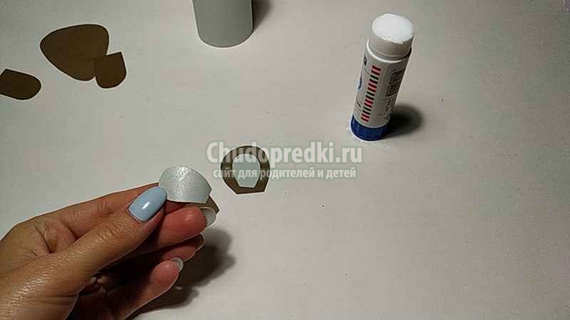 Мышка из цветной бумаги