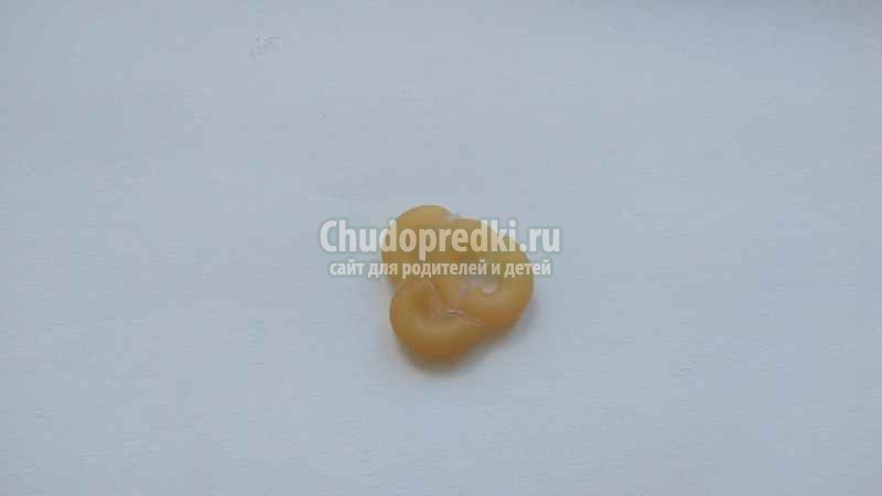 снежинки из макарон