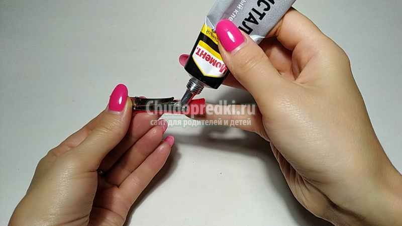 заколка из фетра Минни Маус