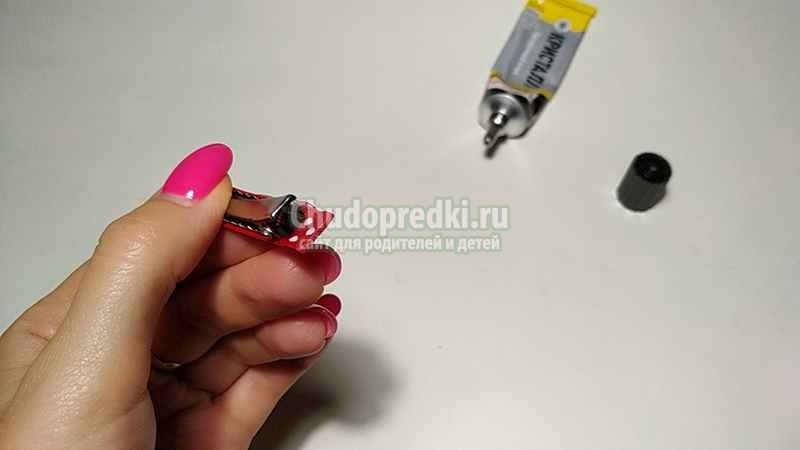заколка из фетра Минни Маус