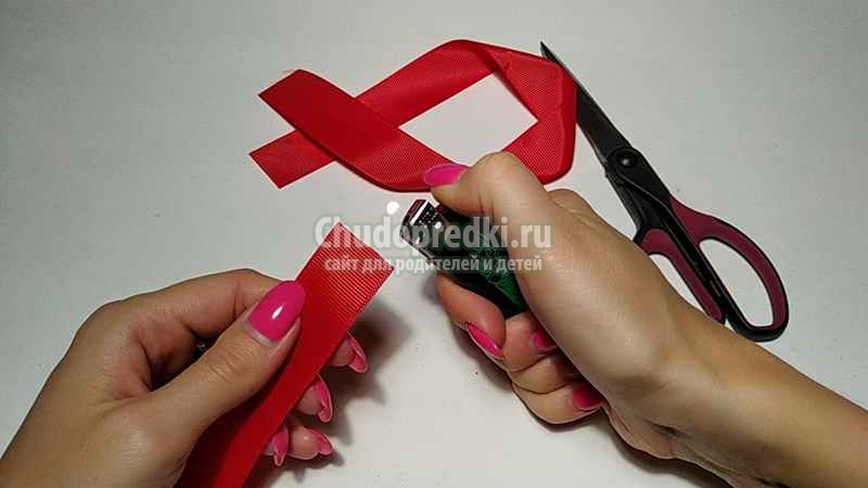 заколка из фетра Минни Маус
