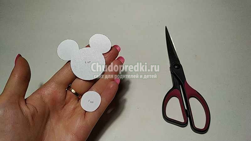 заколка из фетра Минни Маус