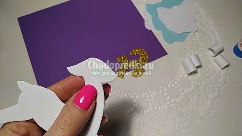 объемная зимняя поделка Сказочный лес
