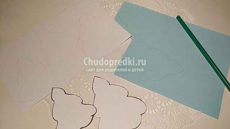 объемная зимняя поделка Сказочный лес