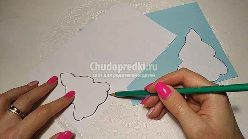 объемная зимняя поделка Сказочный лес