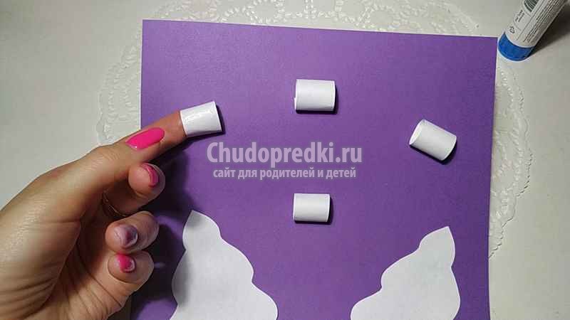 объемная зимняя поделка Сказочный лес