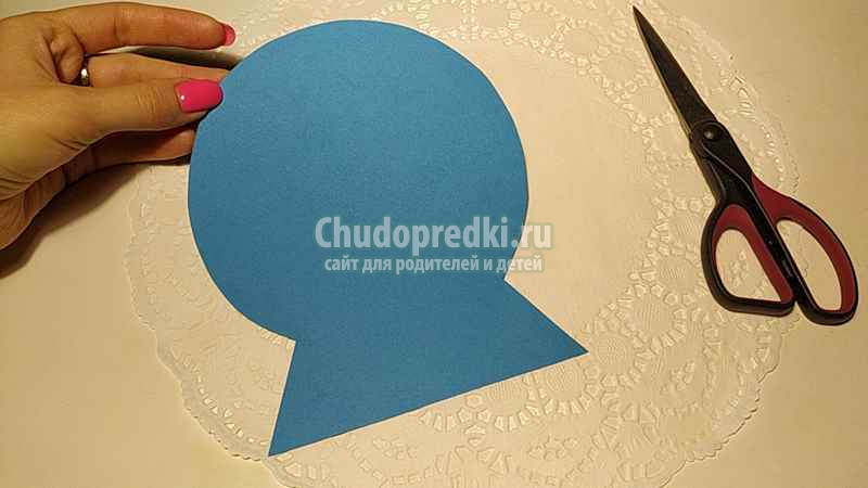 зимняя поделка Снеговик в новогоднем шаре