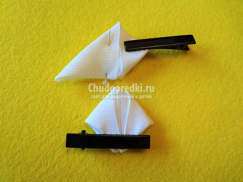 пышные бантики для девочки из репса