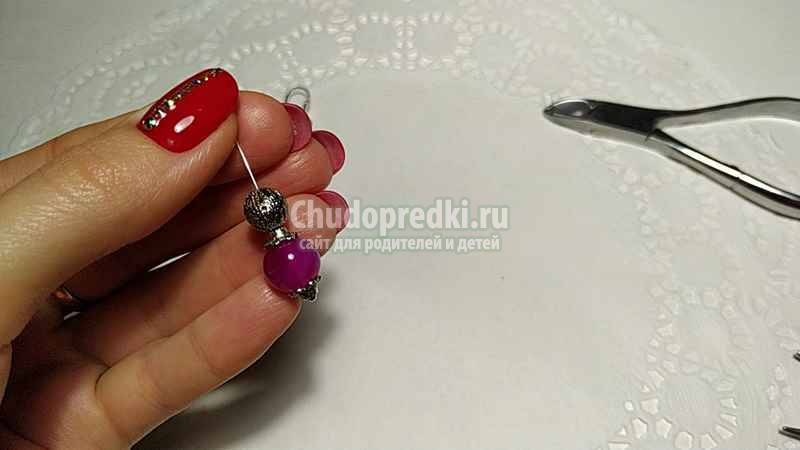 Серьги - бусины своими руками