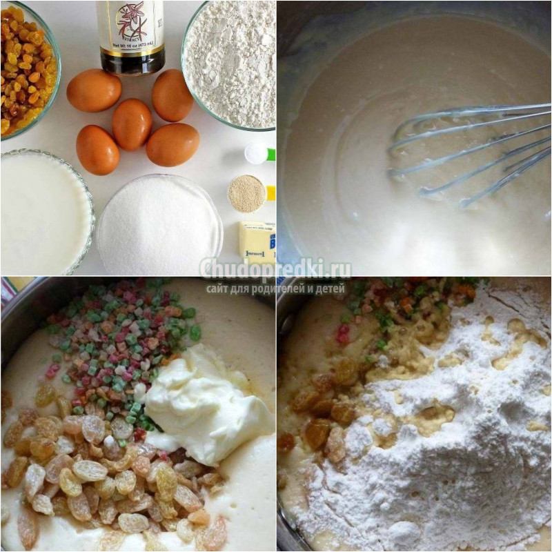 Кулич на сметане. Лучшие рецепты
