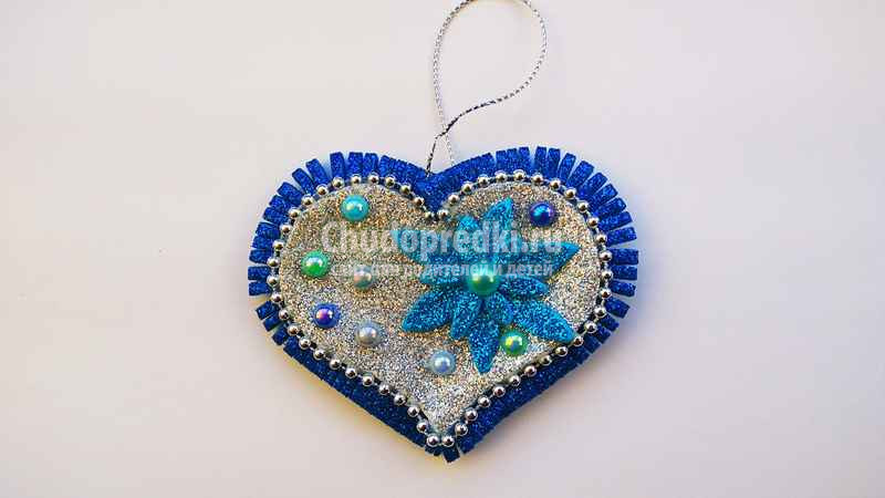 сердечко из фоамирана