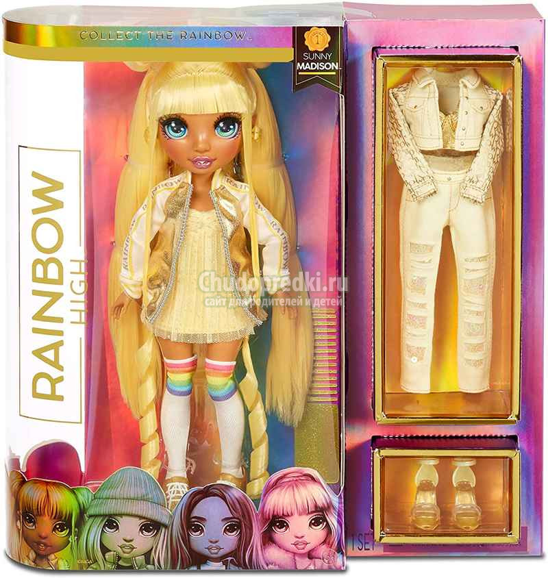 Солнечная блондинка Rainbow High Sunny Madison